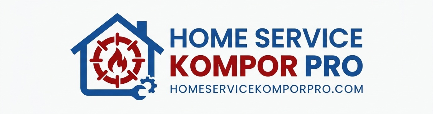 Logo Home Service Kompor Pro Jasa Panggilan Service Kompor Oven Microwave Cooker Hood Kulkas